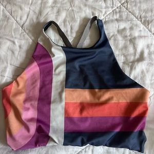 Colorful Onzie sports bra size medium/large